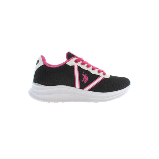 US POLO ASSN. Schwarze Polyester-Sneaker für Damen