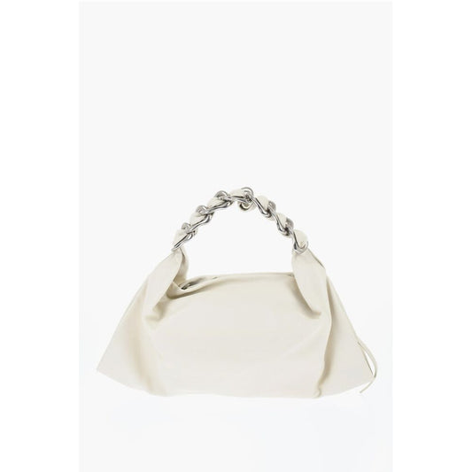 Burberry White Calfskin Shoulder Bag