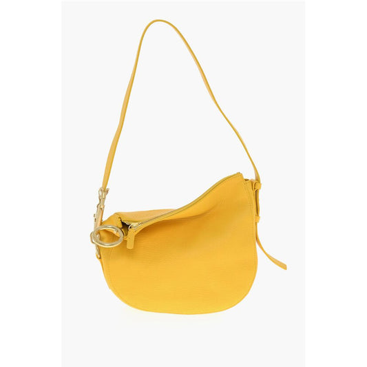 Burberry Yellow Calfskin Shoulder Bag