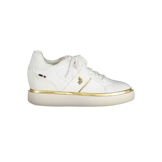US POLO ASSN. Weiße Polyester Damen Sneaker