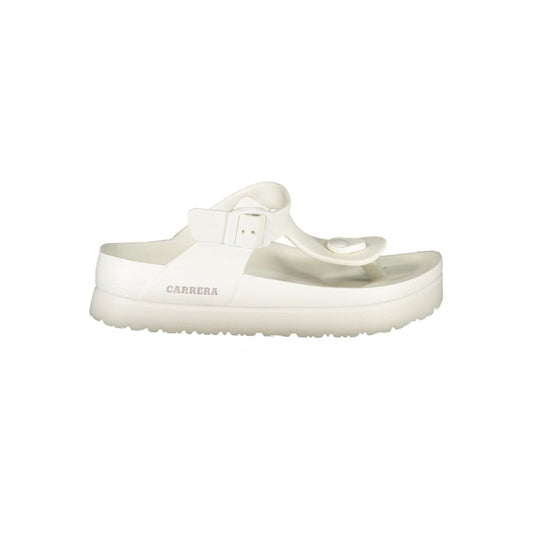 Carrera – Weiße Sandale aus Polyethylen