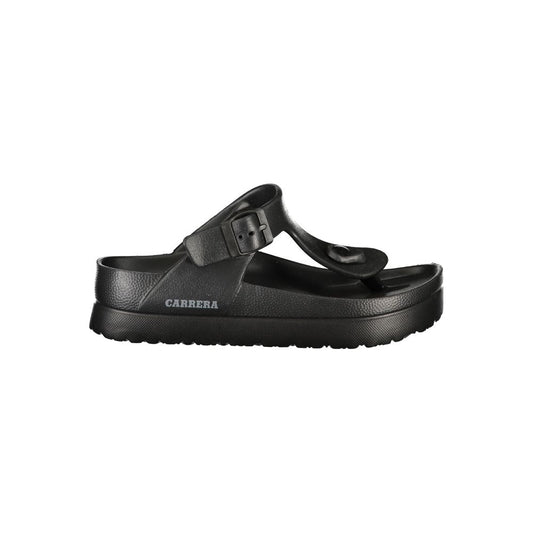 Carrera – Schwarze Sandale aus Polyethylen