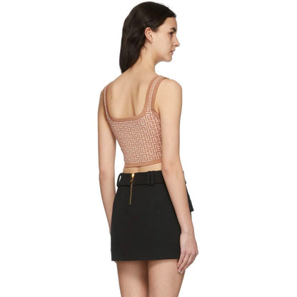 Balmain Beige Wool Tops & T-Shirt