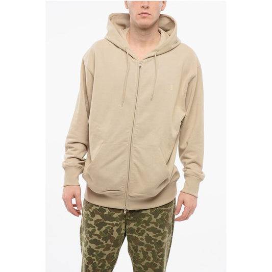 Y-3 Zip-up Hoodie with Ton sur Ton Logo