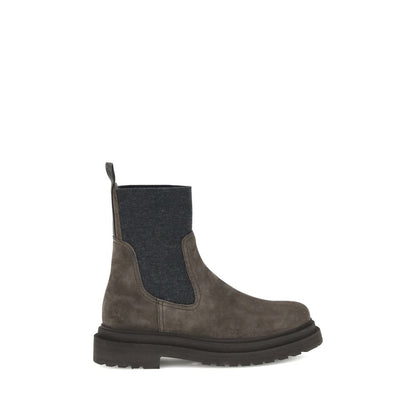 Велурени ботуши Brunello Cucinelli
