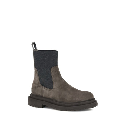 Велурени ботуши Brunello Cucinelli