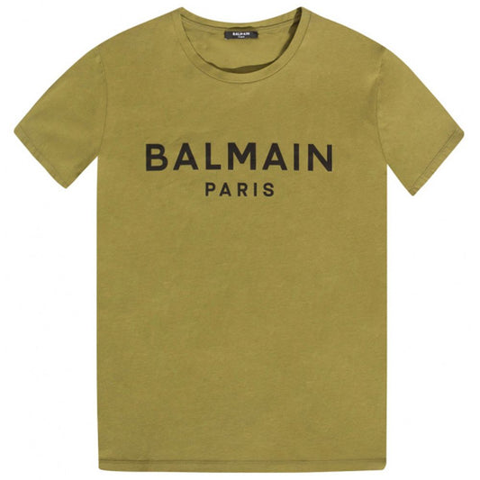 Памучна тениска Balmain Green