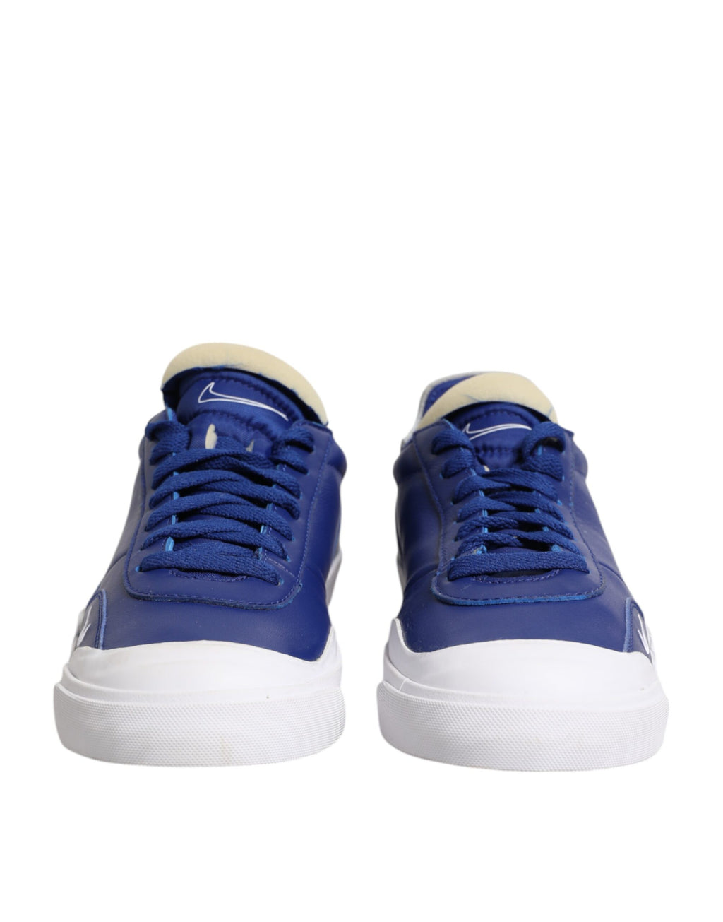 Обувки Nike White Blue Lace Up Low Top Drop Type PRM