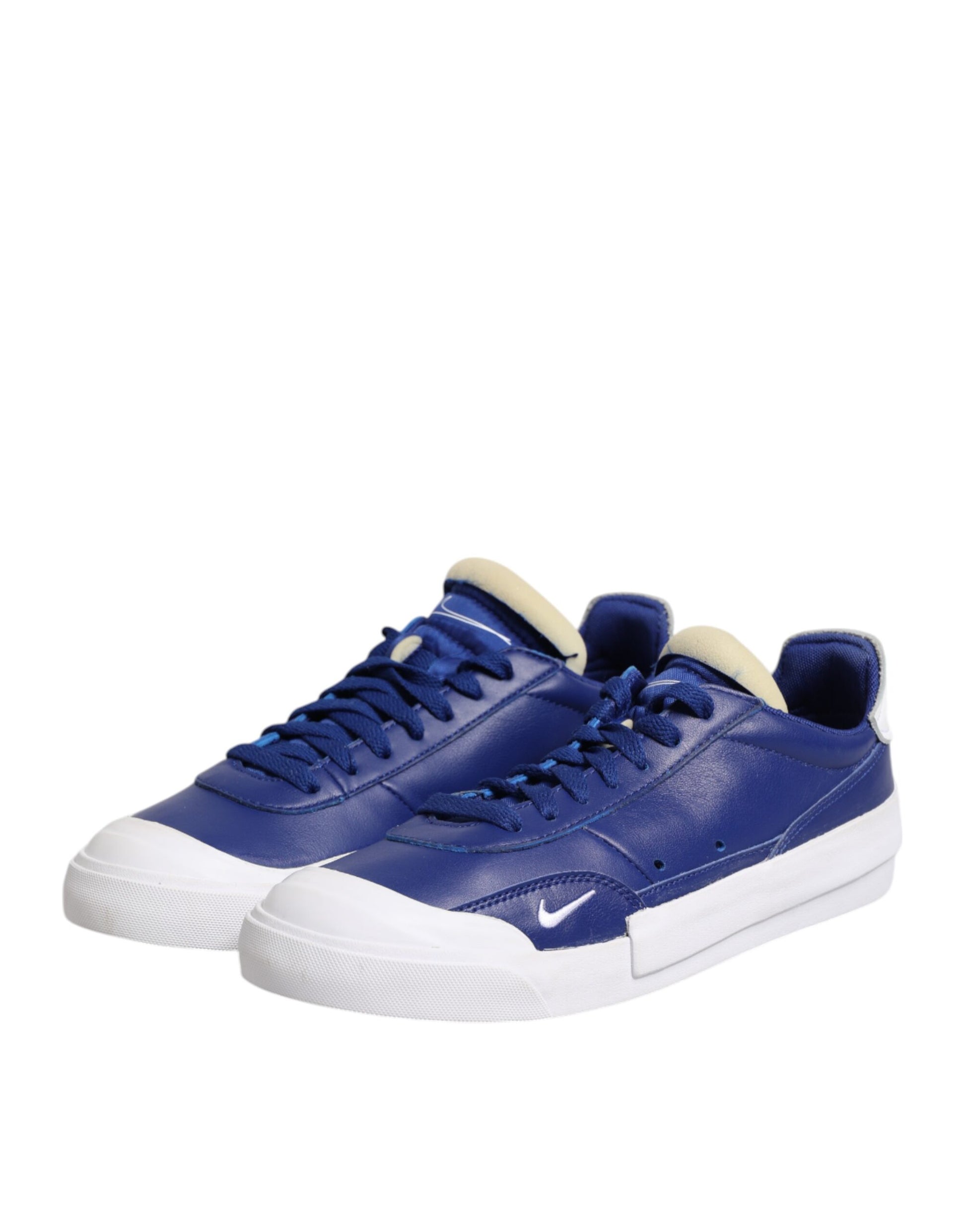 Обувки Nike White Blue Lace Up Low Top Drop Type PRM