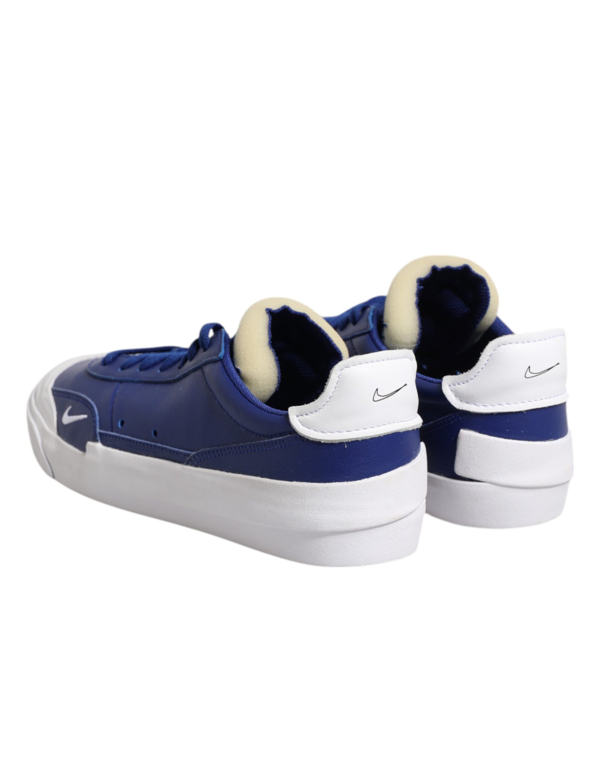Обувки Nike White Blue Lace Up Low Top Drop Type PRM