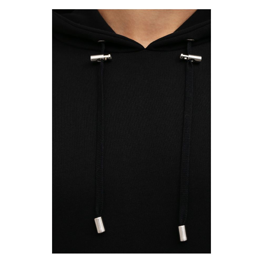 Balmain Black Cotton Sweater