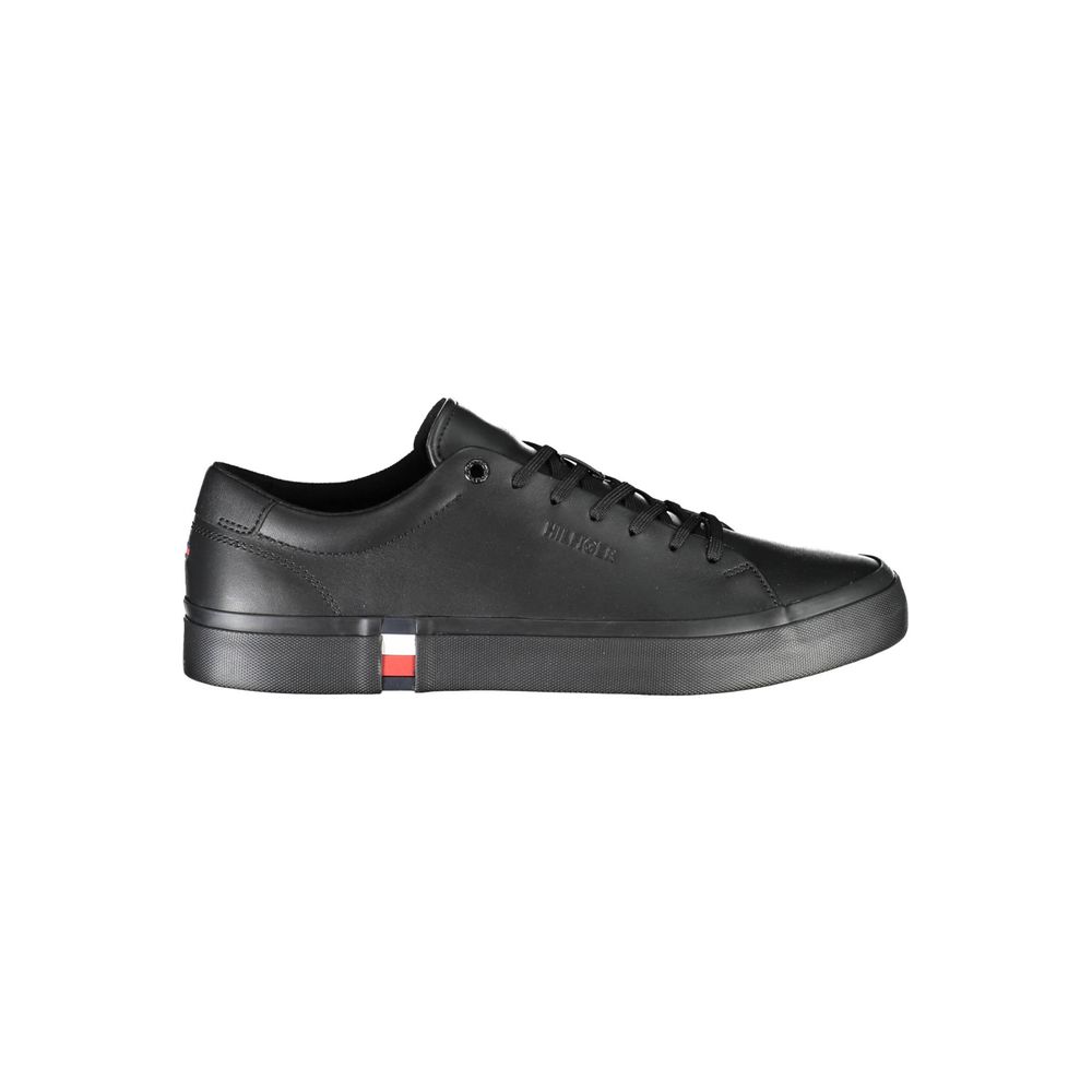 Черни полиестерни маратонки Tommy Hilfiger