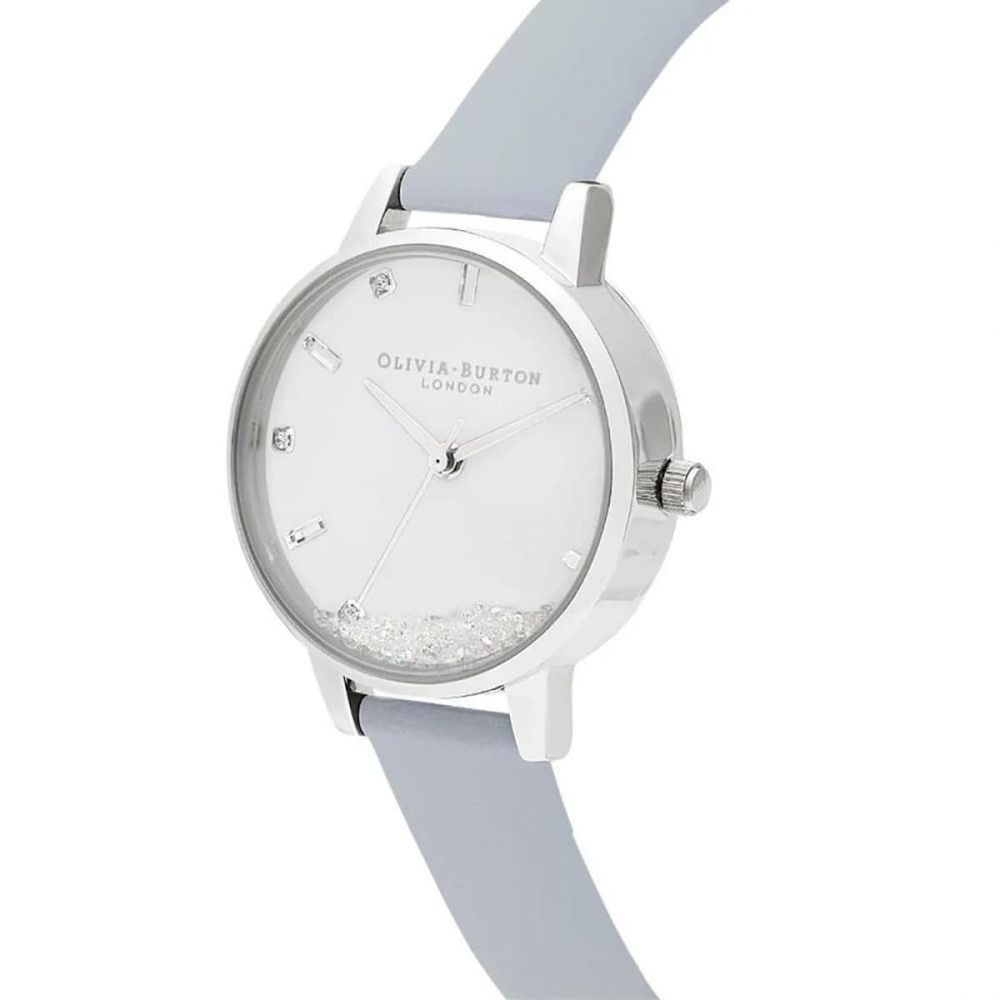 Син часовник от изкуствена кожа Olivia Burton