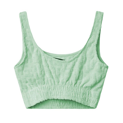 Hinnominate Green Cotton Tops & T-Shirt